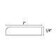 Scribe Molding 1" Laminate Scribe Molding 1" Laminate